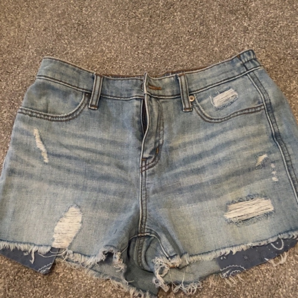 aerie jean shorts size xs